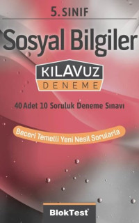 5.Sınıf Bloktest Sosyal Bilgiler Kılavuz Deneme
