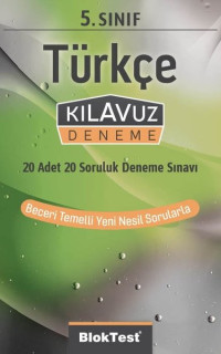 5.Sınıf Bloktest Türkçe Kılavuz Deneme
