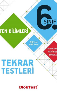 6.Sınıf Fen Bilimleri Tekrar Testleri