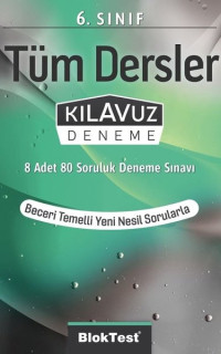 6.Sınıf Tüm Dersler Kılavuz Deneme