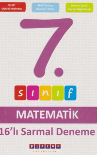 7.Sınıf Matematik 16'lı Sarmal Deneme