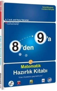 8'den 9'a Matematik Hazırlık Kitabı