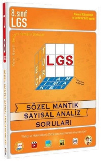 8.Sınıf LGS Sözel Mantık Sayısal Analiz Soruları
