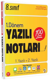 8.Sınıf Yazılı Notları 1.Dönem 1+2. Yazılı