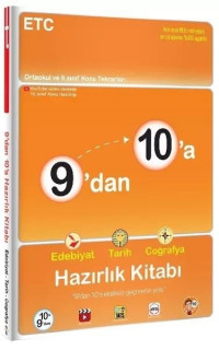 9'dan 10'a Edebiyat Tarih Coğrafya Hazırlık Kitabı