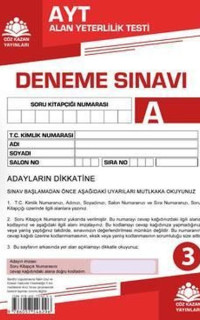 AYT Kurumsal Deneme Sınavı 3