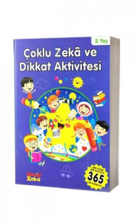 Çoklu Zeka ve Dikkat Aktivitesi 3 Yaş - Mavi Kitap
