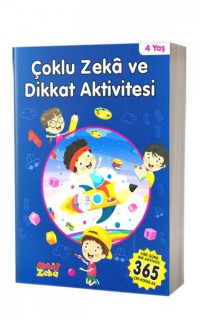 Çoklu Zeka ve Dikkat Aktivitesi 4 Yaş - Mavi Kitap