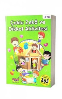 Çoklu Zeka ve Dikkat Aktivitesi 4 Yaş - Yeşil Kitap
