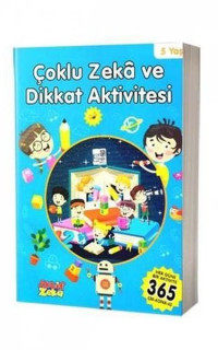 Çoklu Zeka ve Dikkat Aktivitesi 5 Yaş - Mavi Kitap