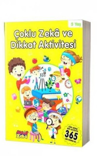 Çoklu Zeka ve Dikkat Aktivitesi 5 Yaş - Sarı Kitap