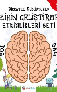 Dikkatle Düşündüren Zihin Geliştirme Etkinlikleri Seti 5 - 6 Yaş