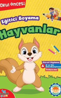 Eğitici Boyama - Hayvanlar Okul Öncesi