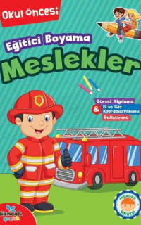 Eğitici Boyama - Meslekler Okul Öncesi