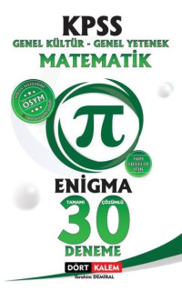 Enigma - Tamamı Çözümlü 30 KPSS Matematik Denemesi