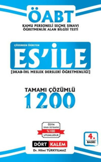 Esile Öabt Tamamı Çözümlü Soru Bankası - DKAB - İHL Meslek Dersleri Öğretmenliği
