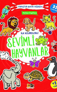İlk Kelimelerle Sevimli Hayvanlar - Yapıştır Boya Öğren