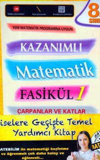 Karekod 8. Sınıf Kazanımlı Matematik Fasikül 1 Çarpanlar ve Katlar
