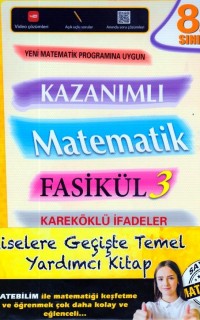 Karekod 8. Sınıf Kazanımlı Matematik Fasikül 3 Kareköklü İfadeler