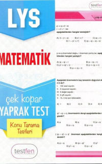 LYS Matematik Konu Tarama Yaprak Testleri