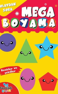 Mega Boyama - Renkler ve Şekiller - Kolaydan Zora