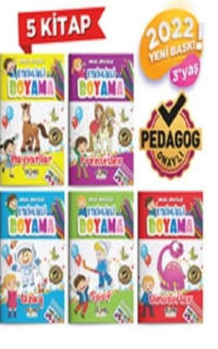 Okul Öncesi Boyama Seti - 5 Kitap Takım