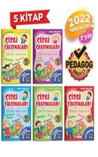 Okul Öncesi Çizgi Çalışmaları Seti - 5 Kitap Takım