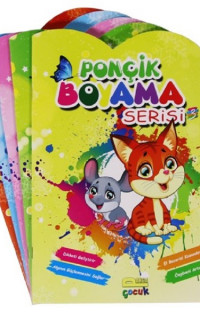 Ponçik Boyama Seti-5 Kitap Takım