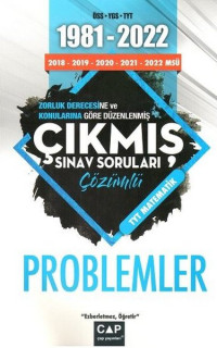 Problemler Çıkmış Sınav Soruları 1981 - 2022