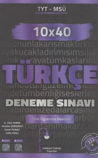 TYT MSÜ Türkçe 10x40 Deneme