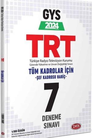 TRT Tüm Kadrolar İçin (Şef Kadrosu Hariç) 7 Deneme Sınavı