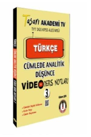 Türkçe Cümlede Analitik Video Ders Notları 3