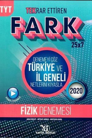 TYT Fizik Fark Tekrar Ettiren 25x7 Denemesi
