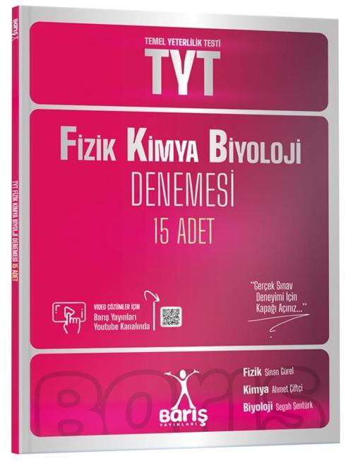 TYT Fizik Kimya Biyoloji FKB Denemesi 15 Adet