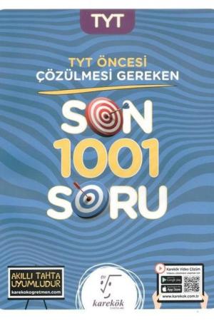 TYT Öncesi Çözülmesi Gereken Son 1001 Soru