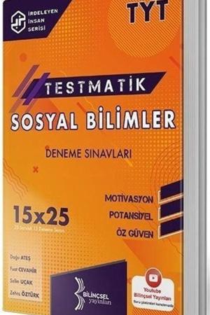 TYT Sosyal Bilimleri Testmatik 15x25 Deneme Sınavları