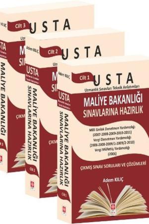 Usta Maliye Bakanlığı Sınavlarına Hazırlık Çıkmış Sınav Soruları ve Çözümleri (3 Cilt)