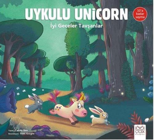 Uykulu Unicorn İyi Geceler Tavşanlar / 10’a Kadar Sayma