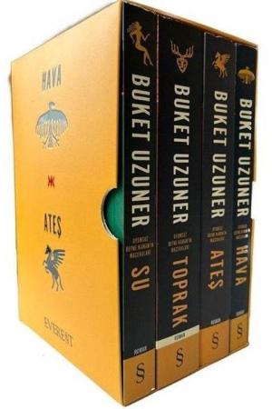 Uyumsuz Defne Kaman'ın Maceraları Hava - Su - Toprak - Ateş (Tabiat Dörtlemesi Kutulu Set)