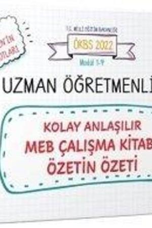 Uzman Öğretmenlik Kolay Anlaşılır Meb Çalışma Kitabı Özetin Özeti