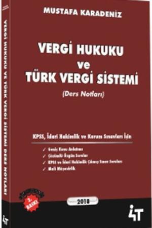 Vergi Hukuku ve Türk Vergi Sistemi (Ders Notları)