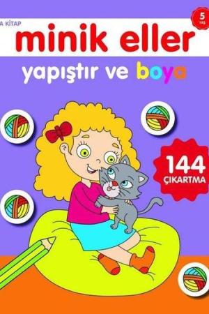 Yapıştır ve Boya / Minik Eller Lila Kitap (5 Yaş)