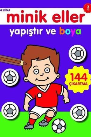 Yapıştır ve Boya / Minik Eller Mor Kitap (3 Yaş)