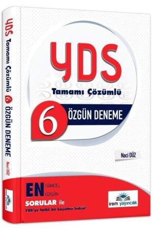 YDS Tamamı Çözümlü 6 Özgün Deneme