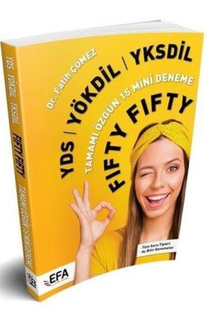 YDS YÖKDİL YKSDİL Fifty Fifty 15 Mini Deneme (EFA Serisi)