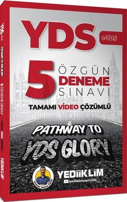 YED E-YDS Tamamı Video Çözümlü Özgün 5 Deneme Sınavı