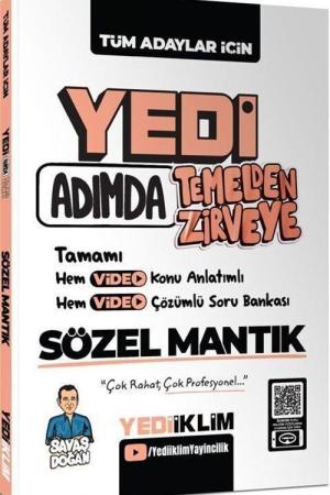 Yedi Adımda Temelden Zirveye Sözel Mantık Video Konu Anlatımlı Video Çözümlü Soru Bankası