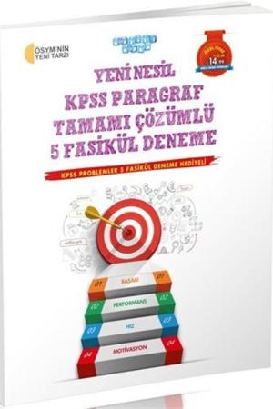 Yeni Nesil KPSS Paragraf Tamamı Çözümlü 5 Fasikül Deneme
