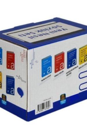 Yeni Nesil Sözlük Seti, Türkçe-İngilizce-Atasözleri ve Yazım Klavuzu (4 Kitap Kutulu, Biala Kapak)