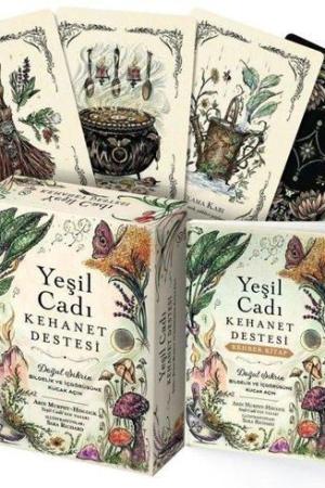 Yeşil Cadı Kehanet Destesi Doğal Sihrin Bilgelik ve İçgörüsüne Kucak Açın, 50 Kartlık Deste ve Rehber Kitap